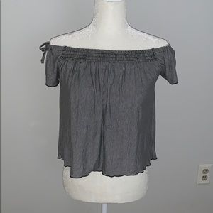 American Eagle Off the Shoulder Shirt! WORN ONCE